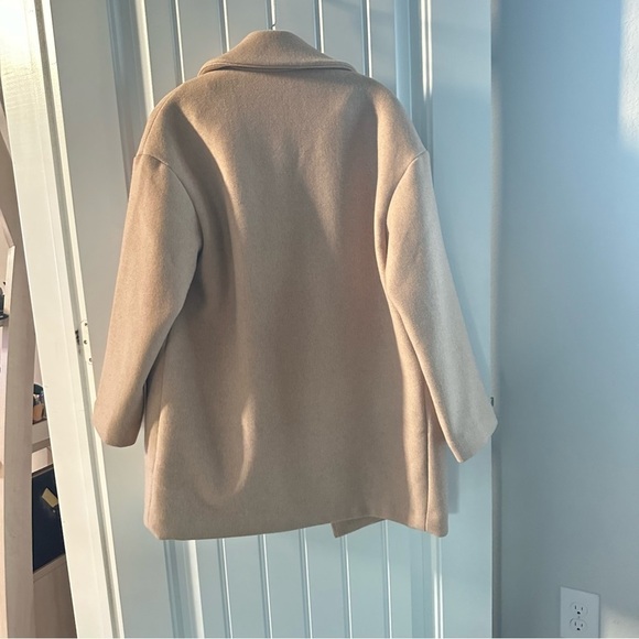 A&F Oversized Wool-Blend Short Coat NWOT PETITE - Picture 9 of 17